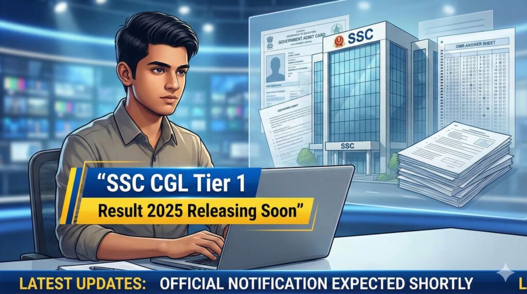 SSC CGL tier 1 result 2025 releasing soon
