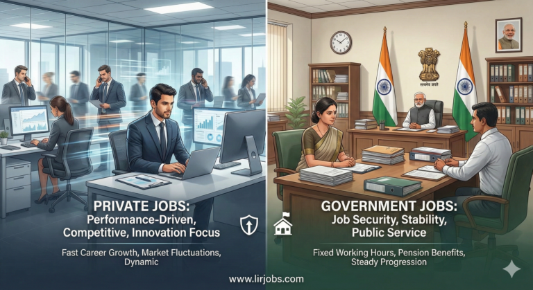 Private vs Government Jobs in India