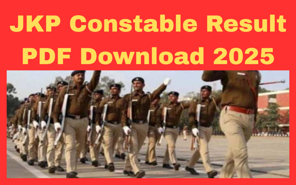 Jkp constable result pdf 