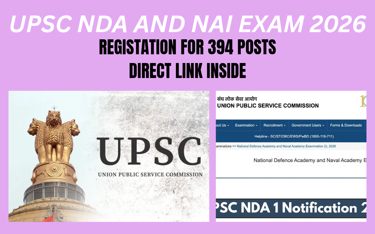UPSC NDA & NA I Exam 2026