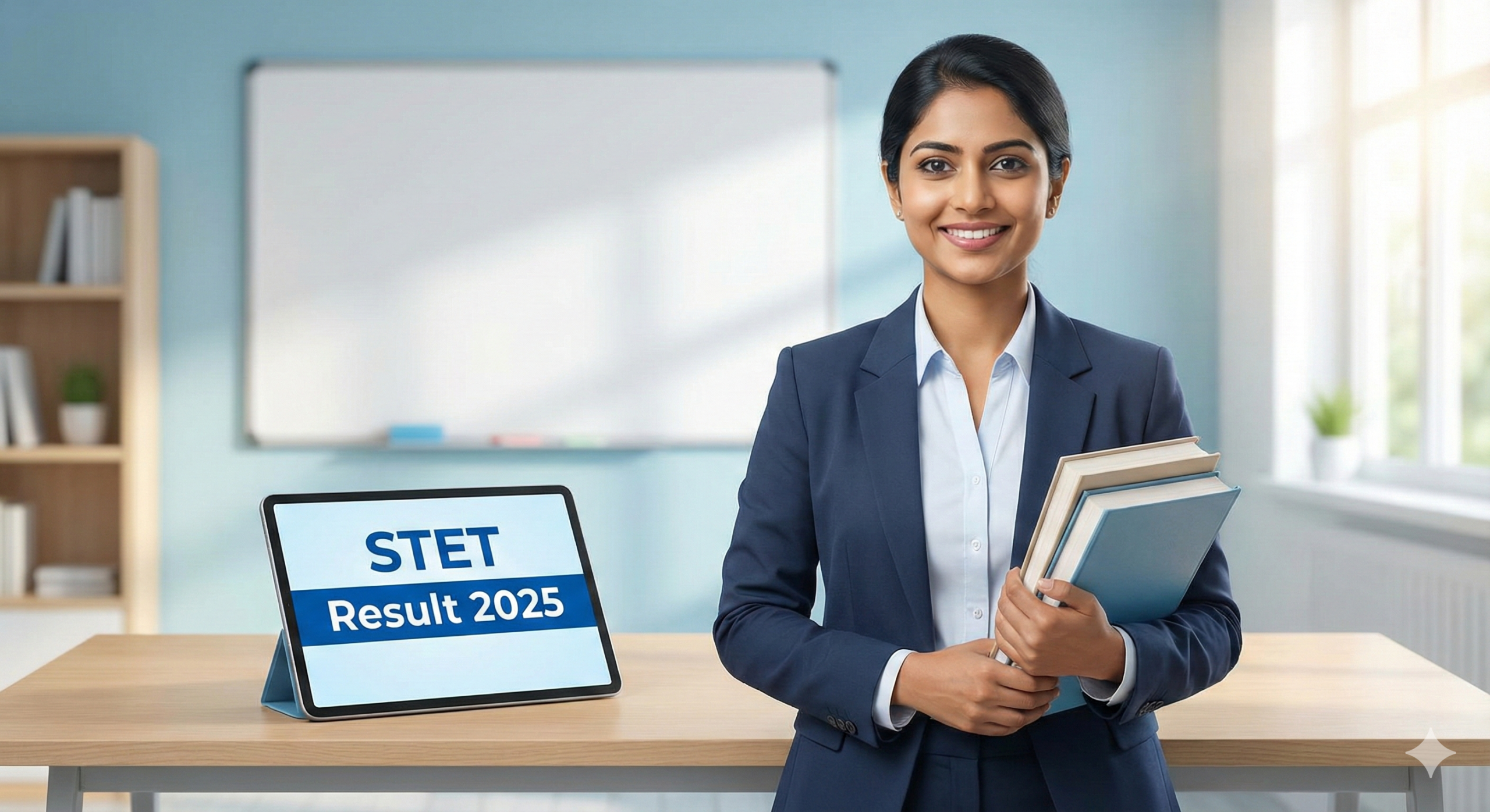 STET Result 2025 scorecard displayed on laptop for teacher eligibility exam