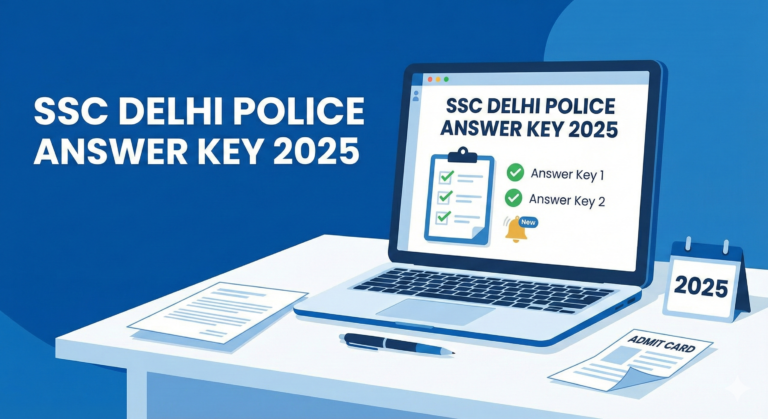 SSC Delhi Police Answer Key 2025