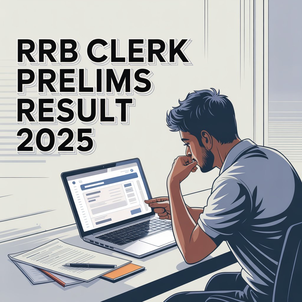 rrb clerk prelims result 2025