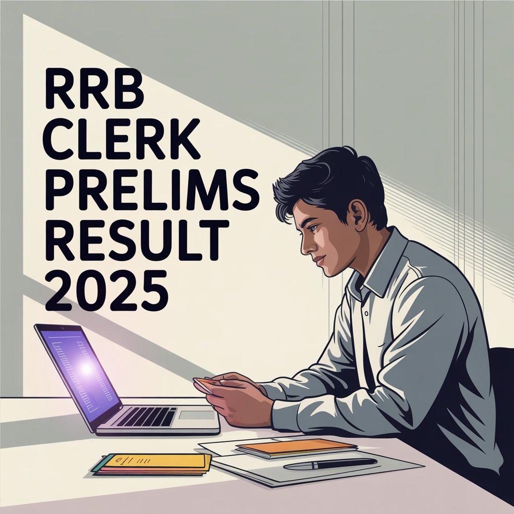 rrb clerk prelims result 2025