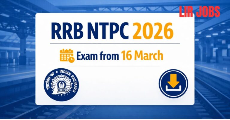 RRB NTPC Graduate Exam 2026