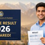 JKSSB JE Result 2026 declared