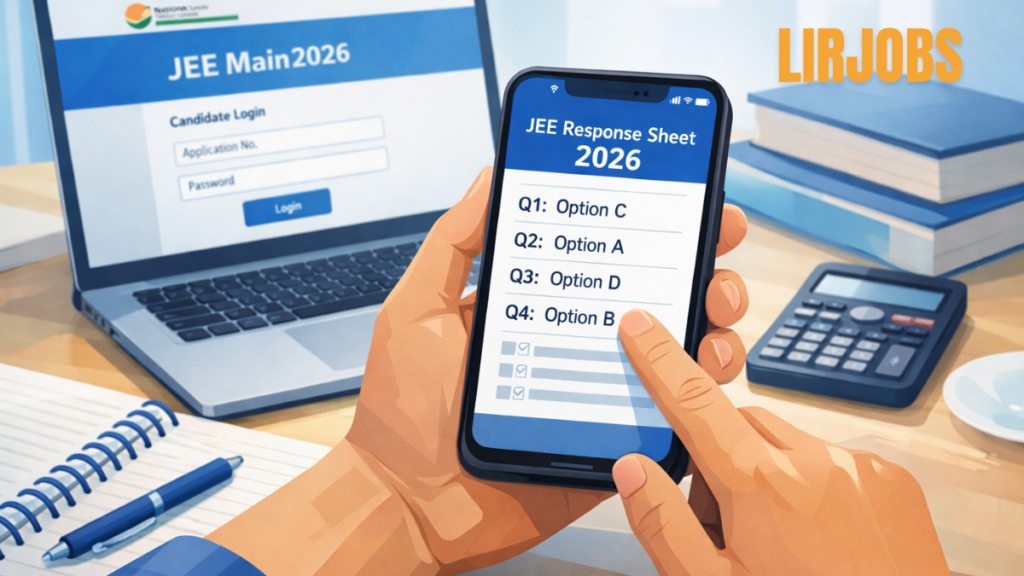 jee response sheet 2026