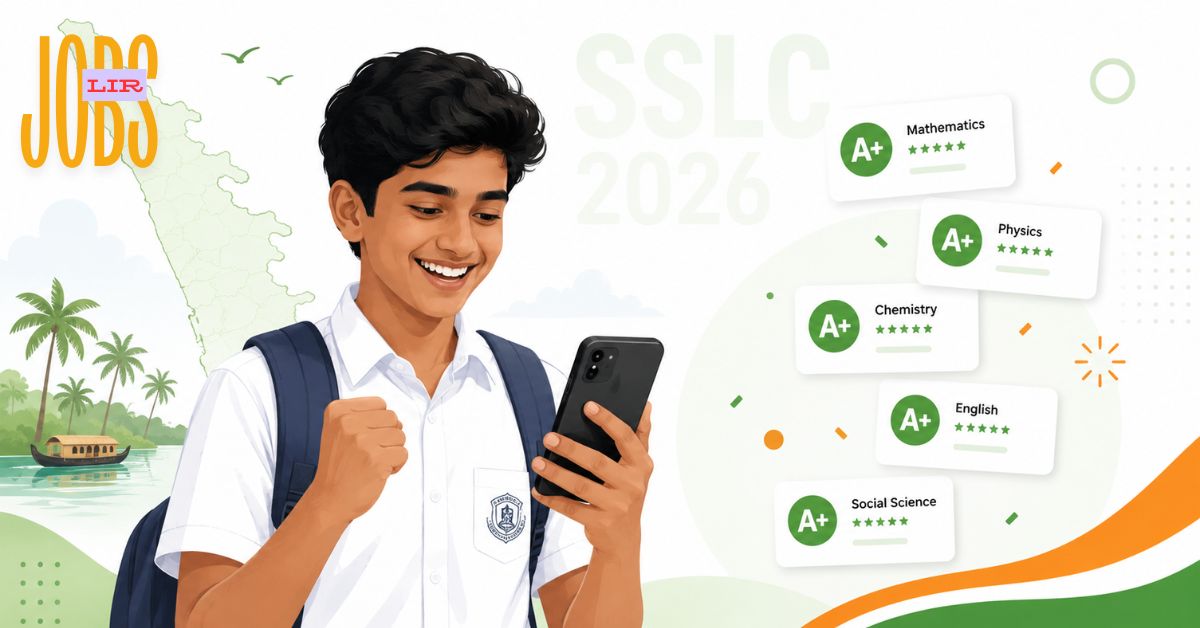 Kerala student checking SSLC Result 2026 on mobile phone